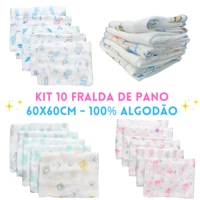 Imagem da promoção Fraldas de pano kit com 10 unidades