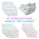 Fraldas de pano kit com 10 unidades em oferta