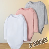 Imagem da promoção Kit Com 3 Bodies Bebê Unissex Em Ribana