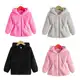 Casaco Teddy Blusa de frio Menina Infantil Pelinho com Capuz em oferta