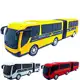Ônibus De Brinquedo Sanfonado Grande Articulado Metropolitano Onibus Infantil Carrinho em oferta
