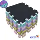 Kit 16 Tatames - EVA Colorido Econômico - 50x50x1 cm. em oferta