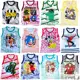 Kit 5 Camisetas Regatas infantil De Personagens 100% Algodão em oferta