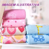 Imagem da promoção Manta de bebê Cobertor do Bebe Mantinha Microfibra estampada para Kit maternidade