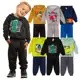 Kit 4 Peças Conjunto Moletom Infantil Menino Masculino Inverno Com Capuz Outono em oferta
