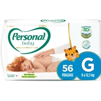 Imagem da promoção Fralda Personal Baby Premium Protection G 56 unidades