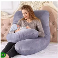 Imagem da promoção Almofada Travesseiro de Corpo Para Gestante Em Formato de U