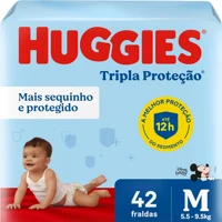 Imagem da promoção Fralda Huggies Tripla Proteção M 42 unidades