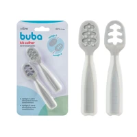 Imagem da promoção Kit Colher De Treinamento Cinza, Buba