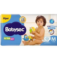 Imagem da promoção Fralda Descartável Babysec Galinha Pintadinha Ultrasec M Com 68 Unidades