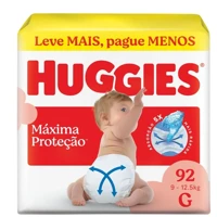 Imagem da promoção Fralda Huggies Supreme Care Max G 92 unidades