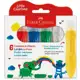 Pincéis com Tinta Guache Jumbo Little Creatives, Faber-Castell, Kit Pintura Infantil, Pré-escola, 6 em oferta