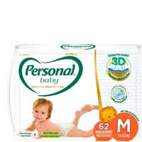 Imagem da promoção Fralda Personal Baby Premium Protection M 62 Unidade