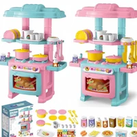 Imagem da promoção Kit Mini Cozinha de Boneca - 48 Peças de Louça | Brinquedo Educativo | Estimula Habilidades Motoras