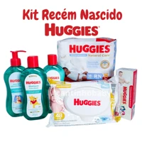 Imagem da promoção Kit Higiene Recém Nascido Huggies completo 6 itens para bebê