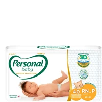 Imagem da promoção Fralda Personal Baby Premium Protection RN Até P - 40 Unidades
