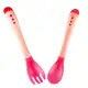 Talheres com sensor temperatura Colher e Garfo em Silicone em oferta