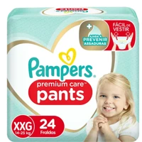 Imagem da promoção Fralda Descartável Infantil Pants Pampers Premium Care XXG Pacote 24 Unidades