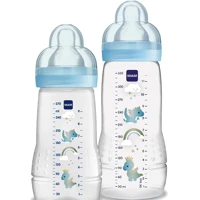 Imagem da promoção Kit MAMadeira MAM - Easy Active Set - Mamadeiras de 270ml e 330ml - Azul