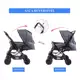 Carrinho de Bebê Passeio Tipo Berço Bambinelli Fox Cor Preto em oferta