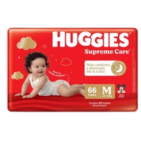 Imagem da promoção Fralda Huggies Supreme Care M com 66
