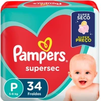 Imagem da promoção Fralda Pampers Supersec P 34 Unidades