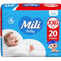 Imagem da promoção Fralda Mili Jumbo XXG 20 unidades