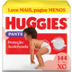 Fralda Huggies Supreme Care Roupinha XG 144 unidades (3x48 unidades) em oferta
