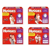 Imagem da oferta Fralda Huggies Supreme Care Roupinha ( M, G e XG e XXG ) [Comprando 3 pacotes]
