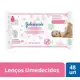 Lenço Umedecido Johnson's Proteção da Pele com 48 unidades [Comprando 4 Unidades] em oferta
