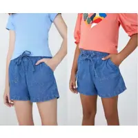 Shorts Jeans Com Bolsos Hering Kids (Tam 01 ao 14) em oferta na Mercado Livre