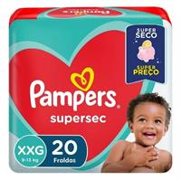 Imagem da promoção Fraldas Pampers Supersec XXG 20 unidades