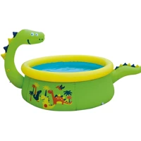 Imagem da promoção Piscina Infantil Inflável Redonda Jilong 1400L - Dinossauro