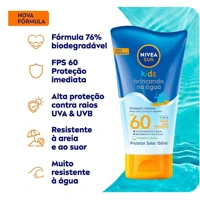 Imagem da promoção Protetor Solar Kids Nivea Sun Brincando na Água FPS 60 com 150ml 