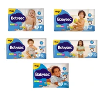 Imagem da promoção Fralda Babysec Galinha Pintadinha Ultrasec ( P, M, G, XG e XXG ) [Comprando 3 Pacotes]