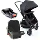 Carrinho Travel System + Bebê Conforto + Base Poppy Trio Cosco em oferta