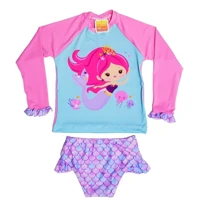 Imagem da promoção Conjunto Infantil Proteção Solar Uv Blusa Maiô Biquíni