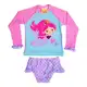 Conjunto Infantil Proteção Solar Uv Blusa Maiô Biquíni em oferta