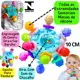 Kit Brinquedos Para Bebê Menino Menina Chocalho Mordedor Silicone Macio Bebe Sensorial Móbile Buba em oferta