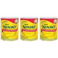 Imagem da promoção Leite em Pó Integral Instantâneo Nestlé Ninho Lata - 380g 3 Unidades