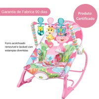 Imagem da promoção Cadeira de Descanso Balanço Funtime Maxibaby 18kgs ROSA