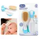 Escova e Pente de Cerdas Naturais Chicco Azul em oferta