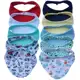 Kit com 10 Babador Bandana Bebê 100% Algodão em oferta
