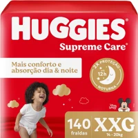 Imagem da promoção Fralda Huggies Supreme Care XXG 140 unidades