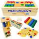 Jogo Torre Inteligente em Madeira Brinquedo Educativo Premium - Estojo Coloridos Divertido Toy Trade em oferta
