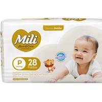 Imagem da promoção Fralda Mili Love & Care Premium P 28 unidades