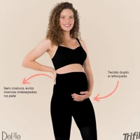 Imagem da promoção Calca Legging Trifil Para Gestante Gravida Maternidade Modelo Sem Costura