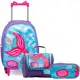 Kit Mochila de Rodinha Escolar Sereia em oferta