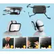 Espelho Retrovisor Retangular Square Clingo em oferta