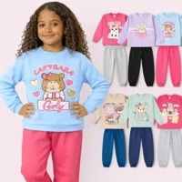 Imagem da promoção Kit 5 Conjuntos de Moletom Menina (Tam 1 ao 8)